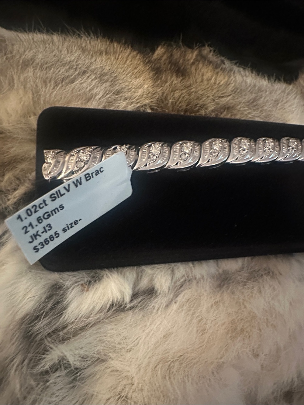 Diamond Bracelet 1.02CTW 21.6 Grams  JK-I3 8.5 Inch MSRP $3,865